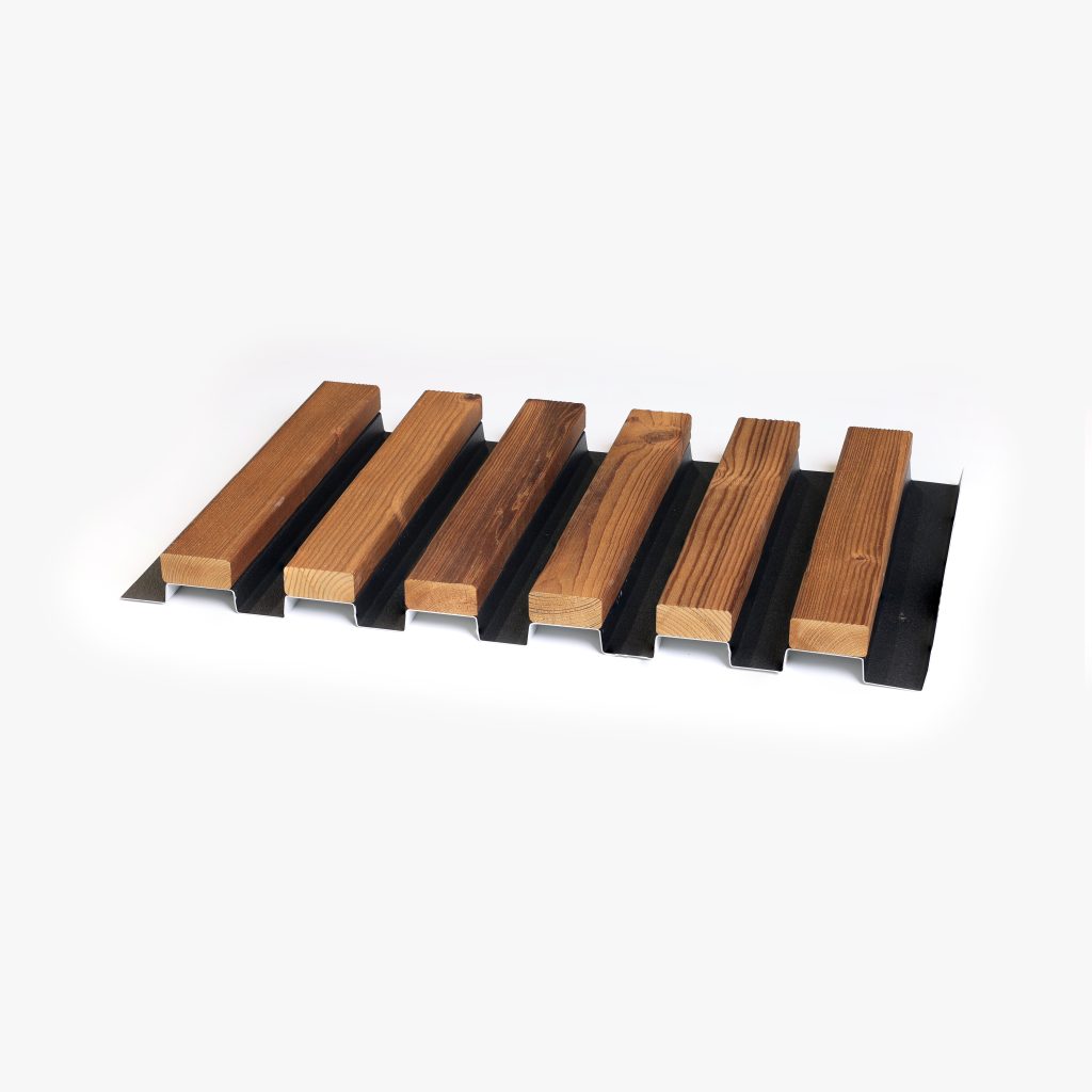 Image 1 de 4 dans la galerie AluWood Oiled Brown - Échantillon